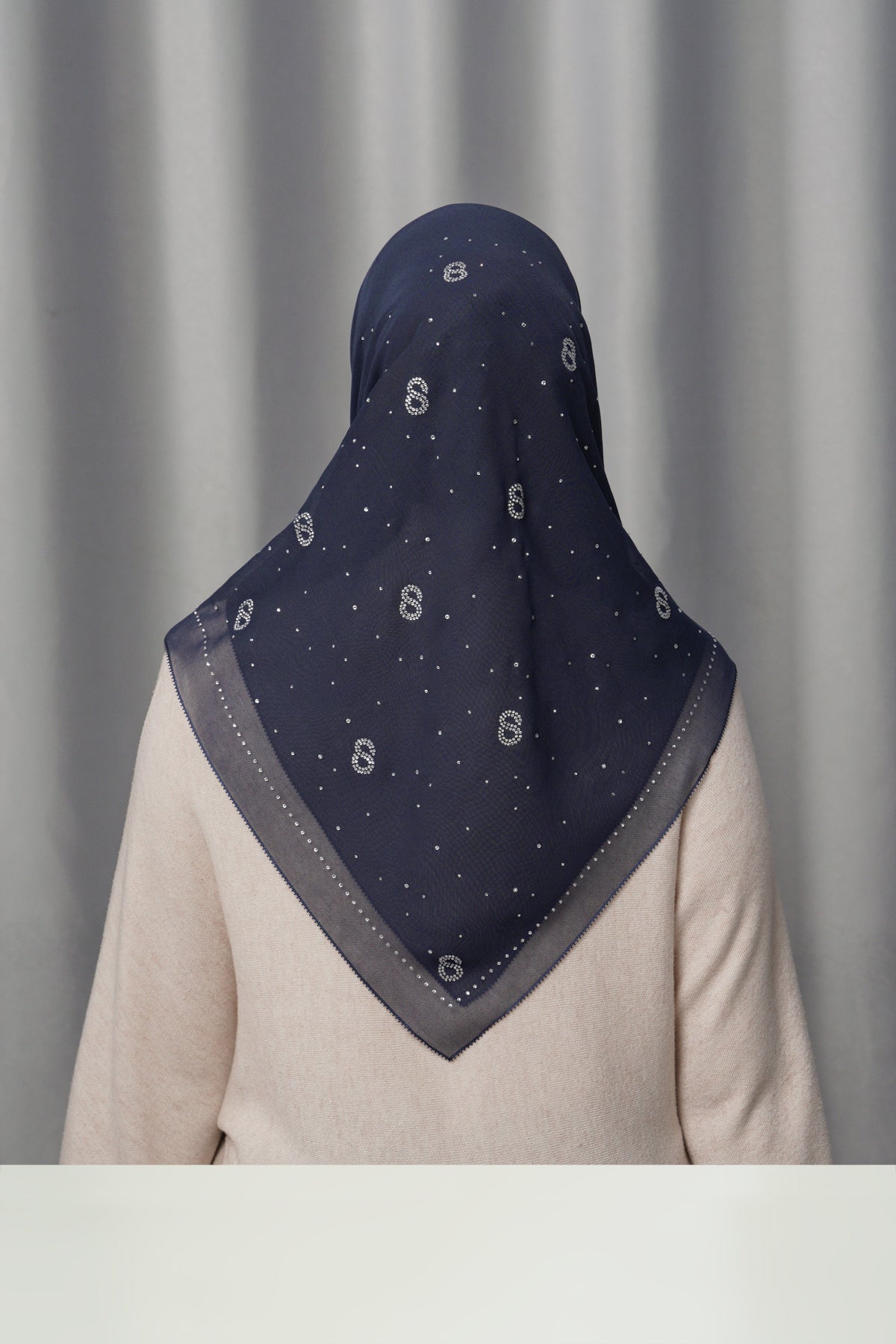 Everyday Glam Scarf - Navy
