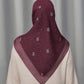 Everyday Glam Scarf - Pomegranate
