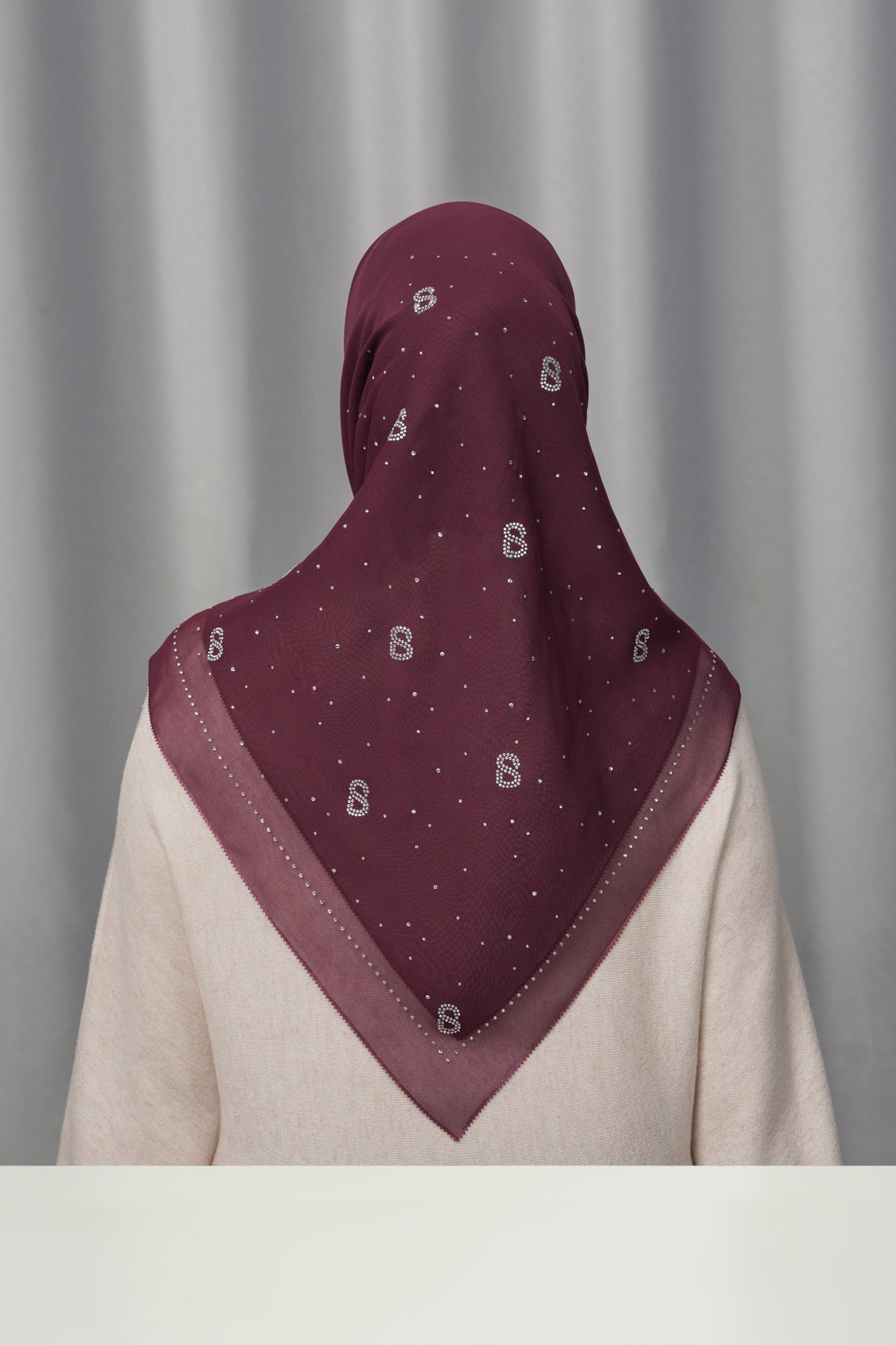 Everyday Glam Scarf - Pomegranate