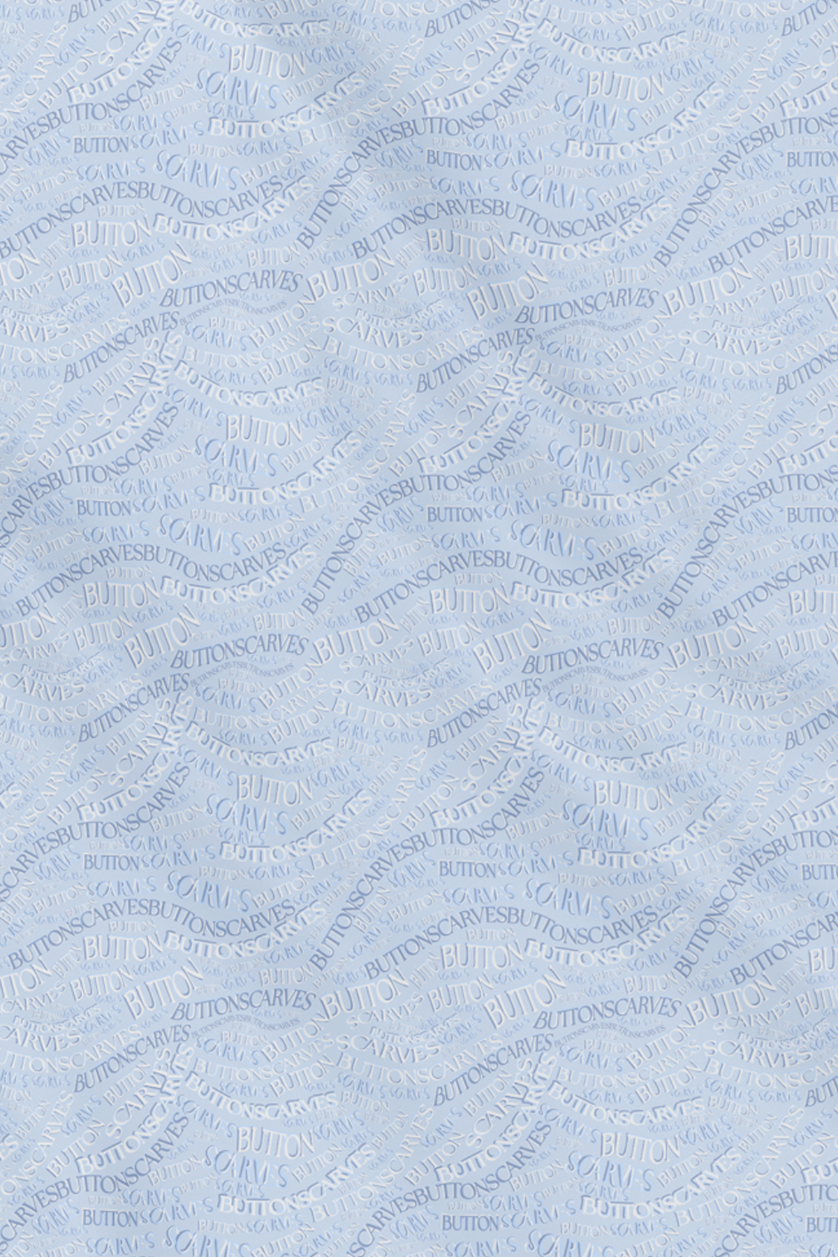 Waves Monogram Square - Crystal Blue