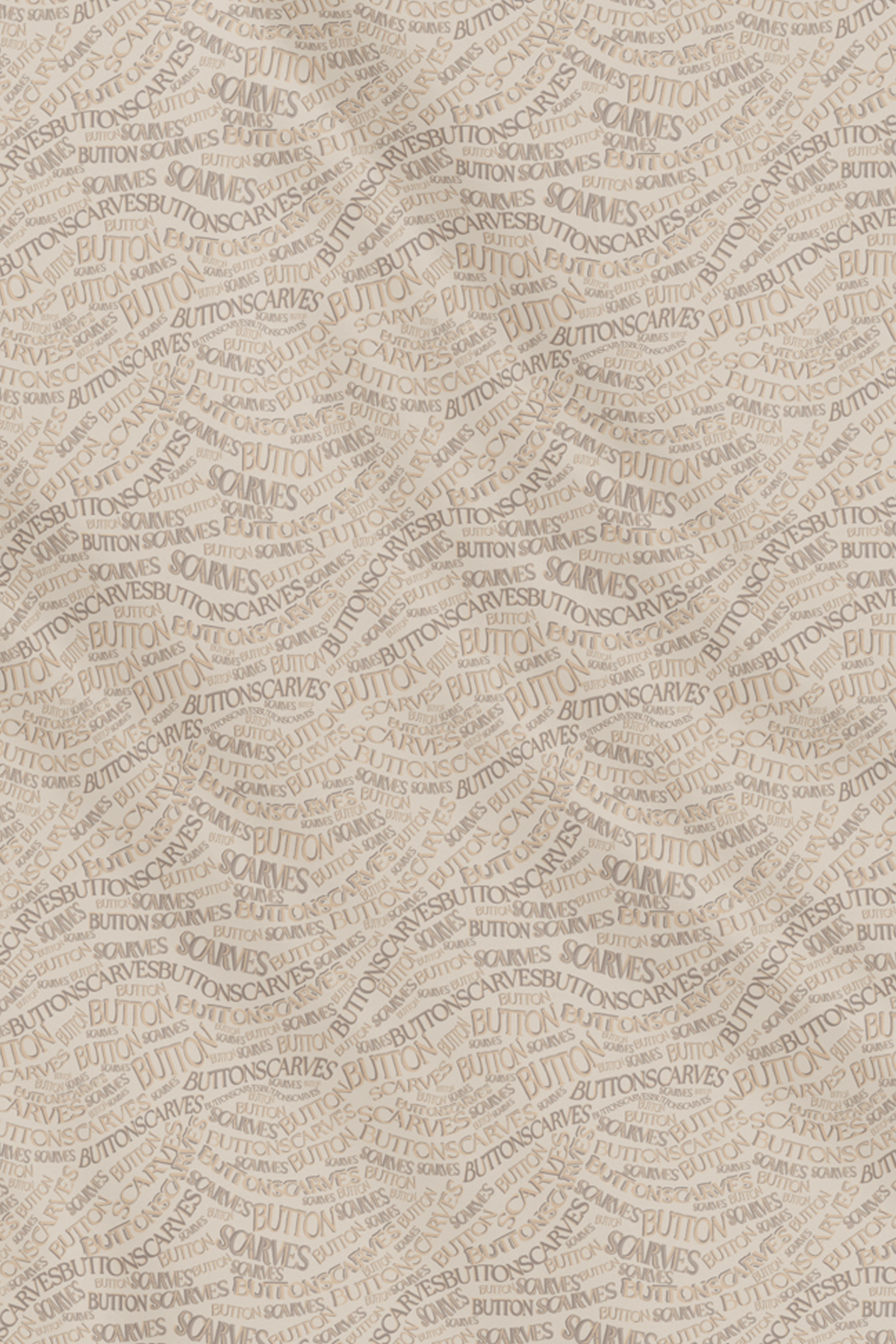 Waves Monogram Square - Sandshell