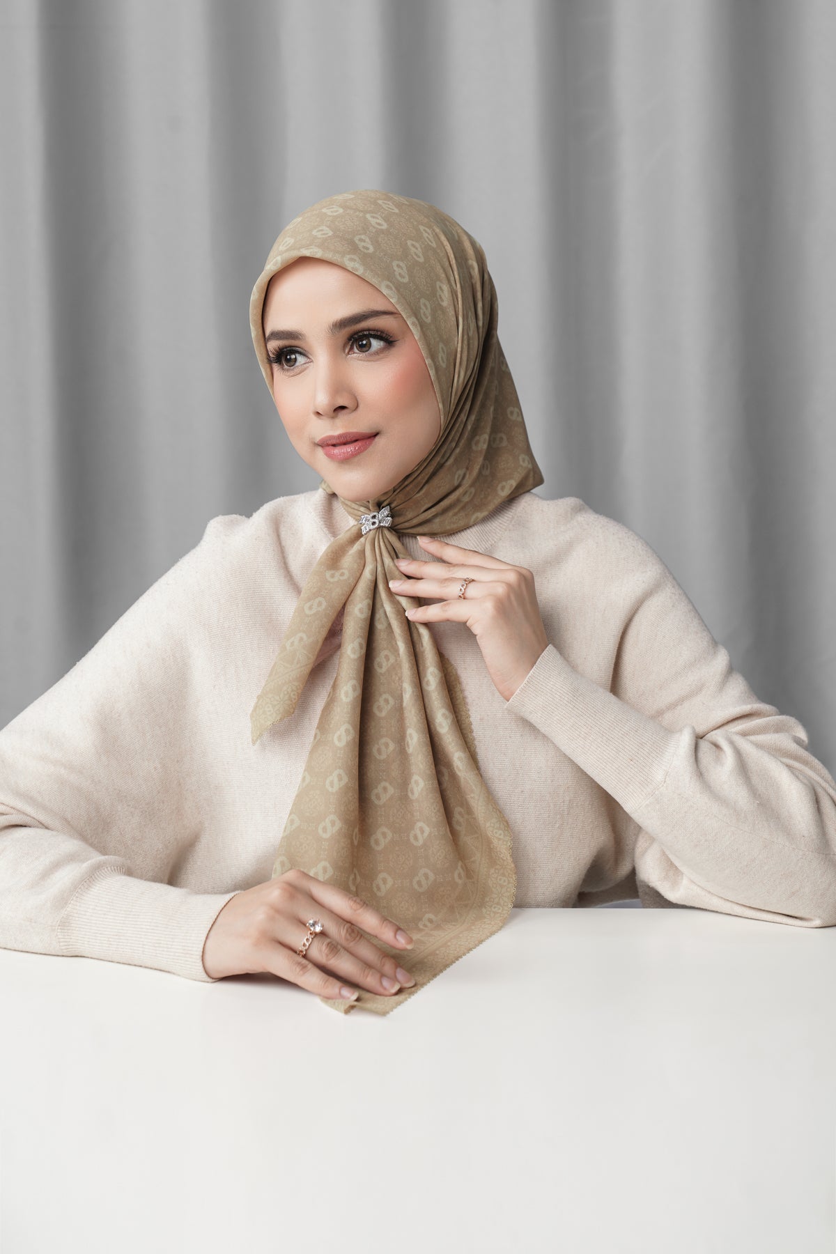 Songket Square - Sand