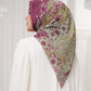 Moroccan Jacquard Voile - Grape
