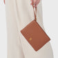 Signature Wristlet - Brown