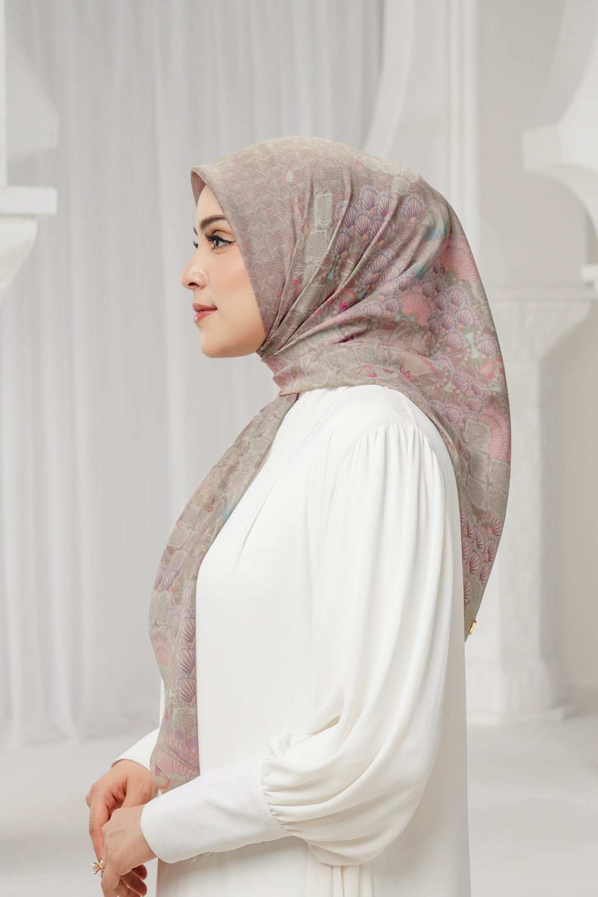 Egypt Voile Square - Camel