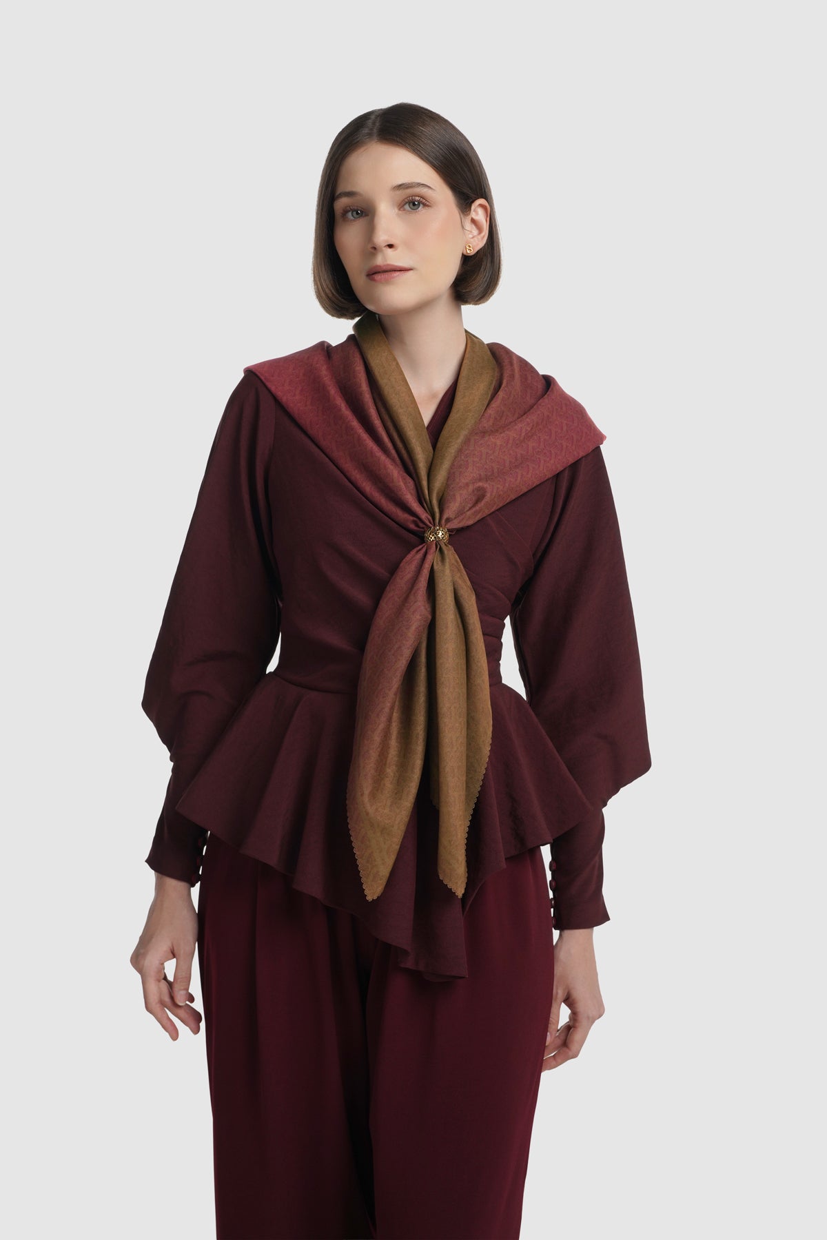 Bimu Horizon Satin Square - Mars