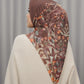 Tulip Voile Square - Mahogany