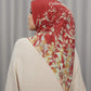 Tulip Satin Square - Cherry