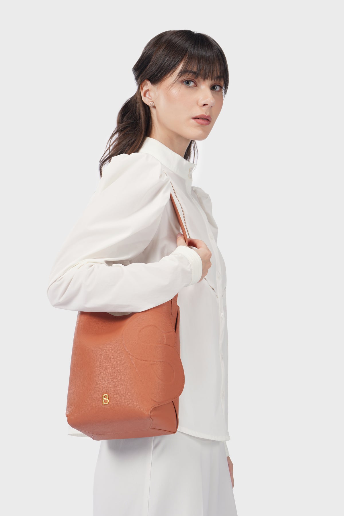 Aria Bucket Bag - Caramel