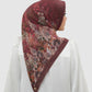 Holiday 3 Voile Square - Crimson