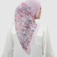 Holiday 3 Voile Square - Snowdrift Pink