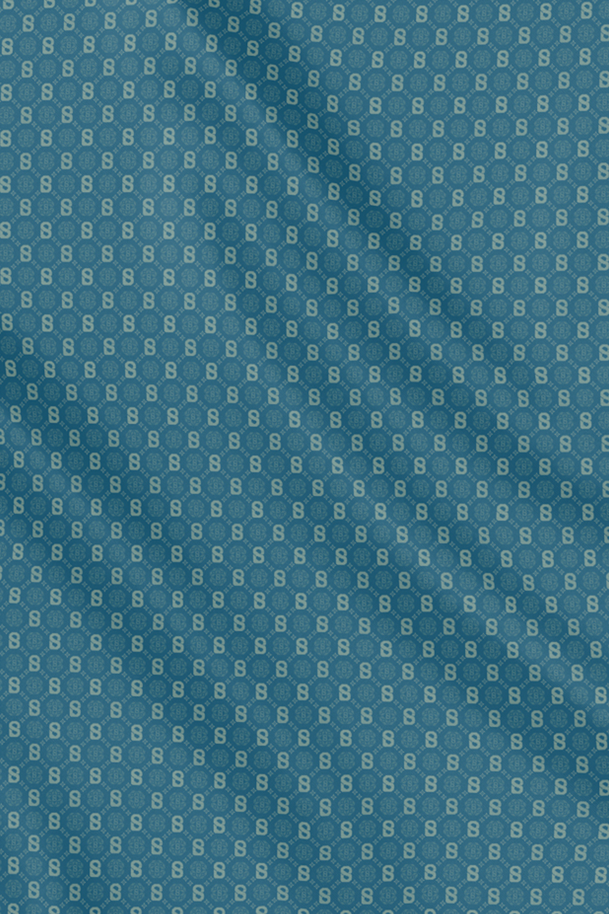 Songket Square - indigo