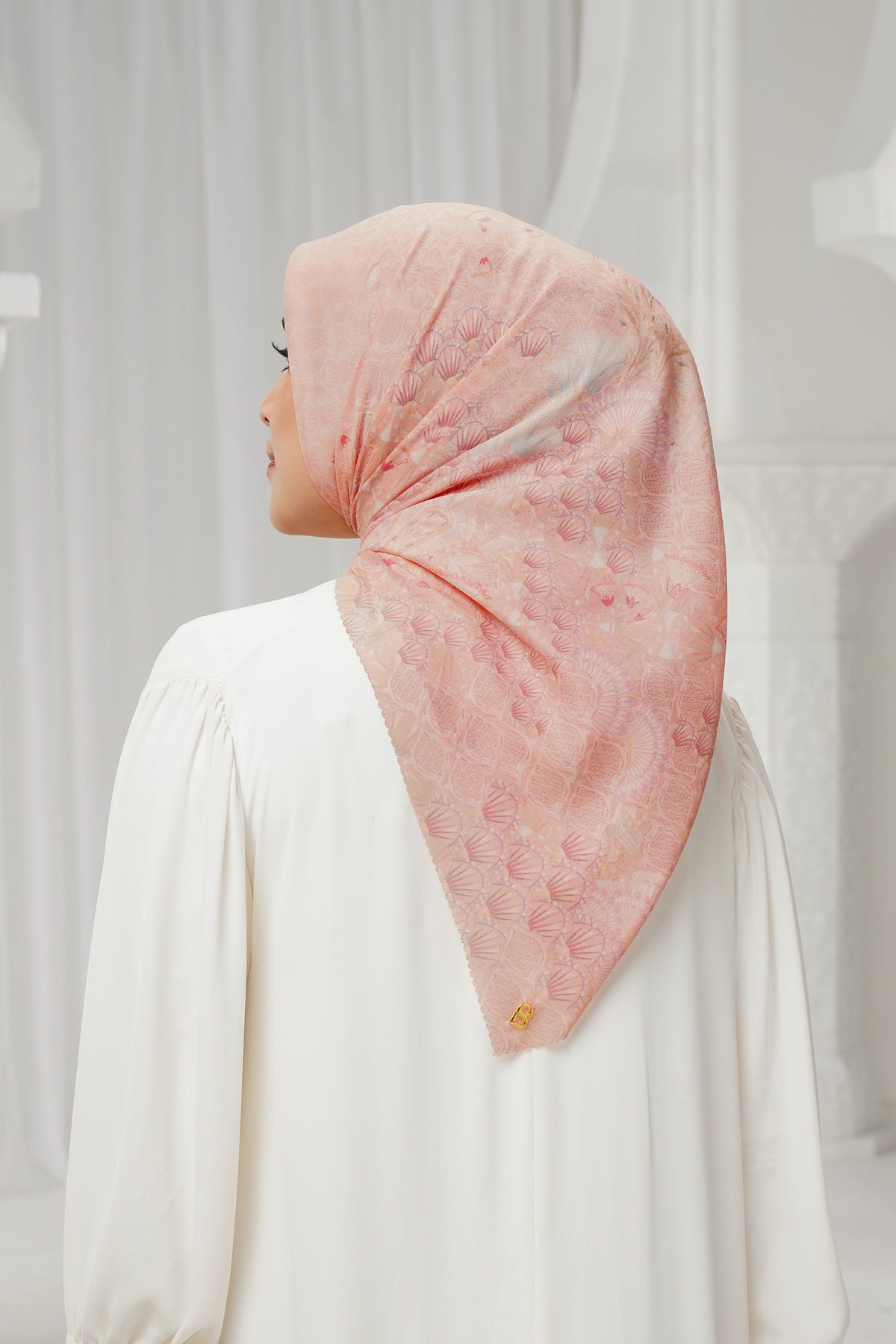 Egypt Voile Square - Sunset