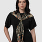Tulip Voile Square - Crow