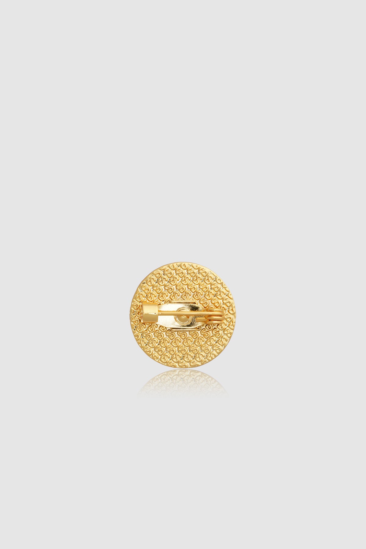 Round Pin Brooch Package 05 - Gold
