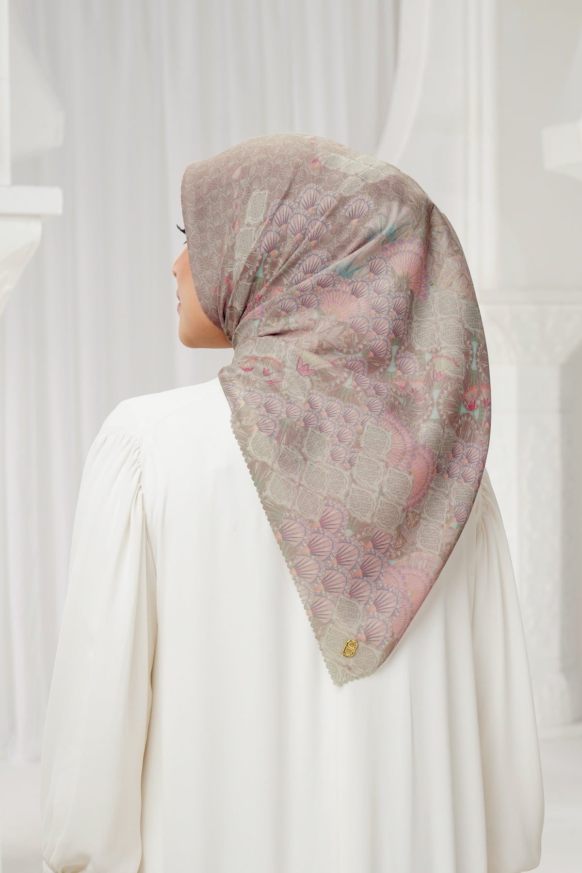 Egypt Satin Square - Camel