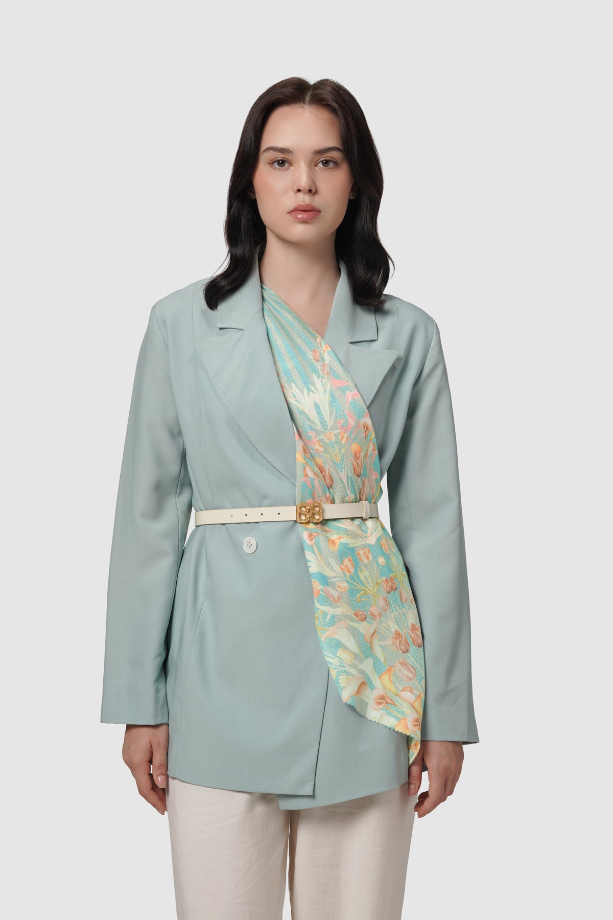 Tulip Voile Square - Jade