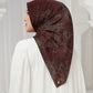 Egypt Satin Square - Carmine