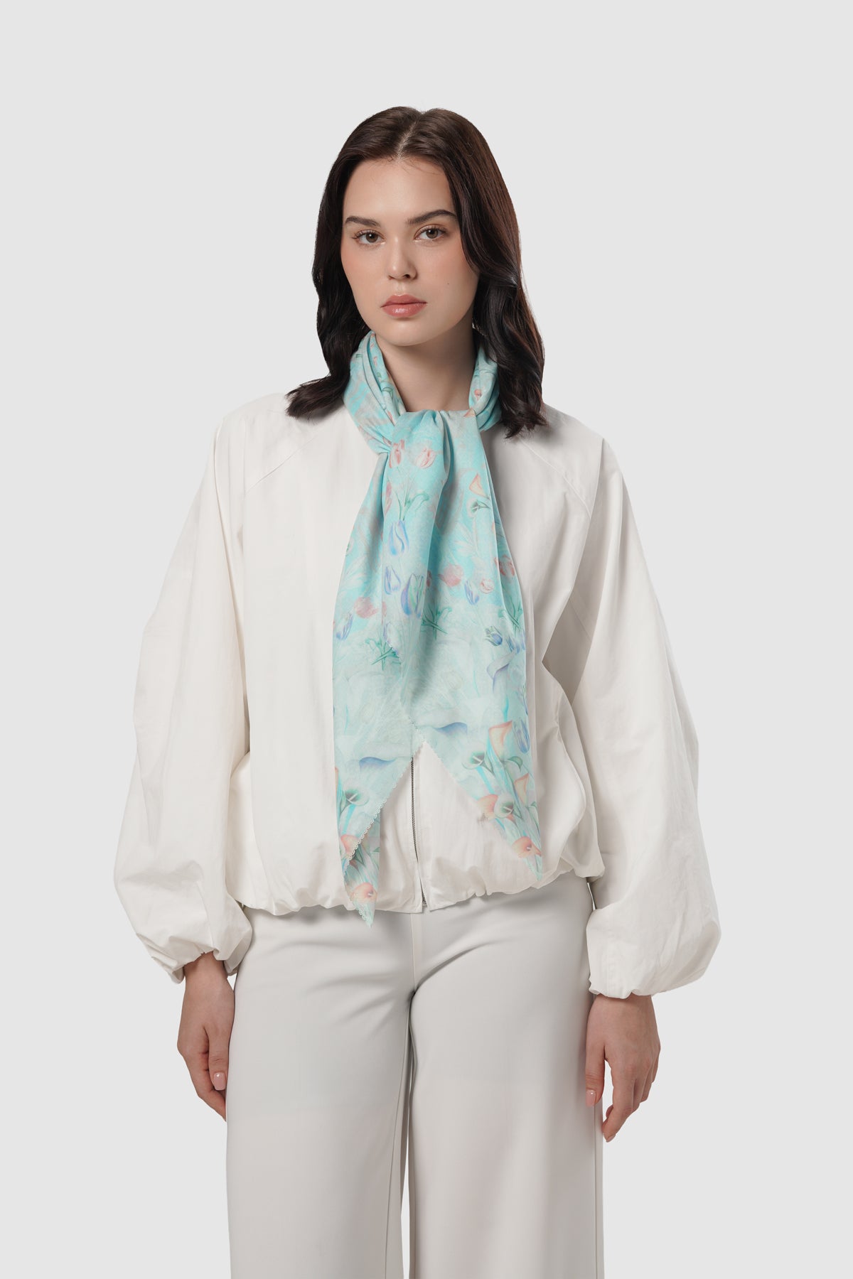 Tulip Satin Square - Breeze