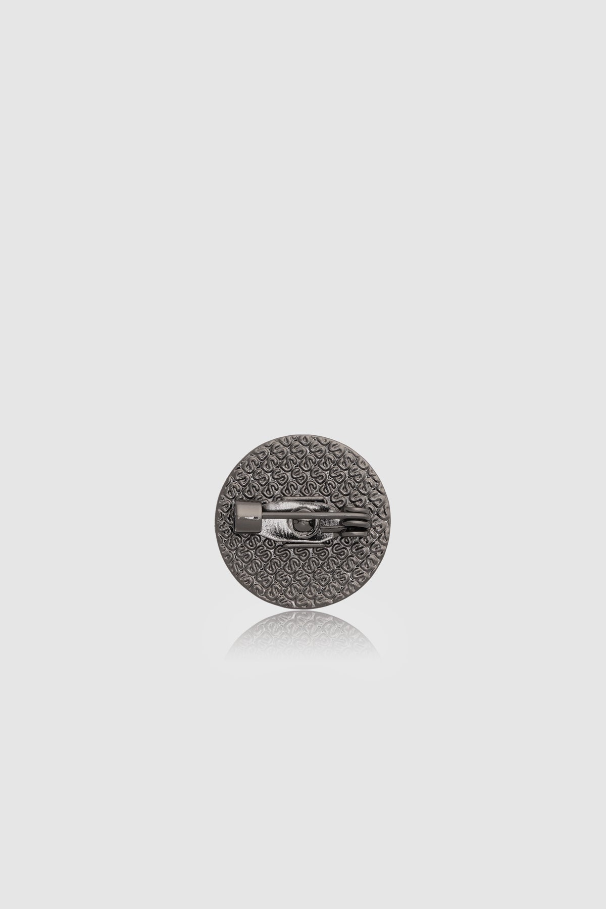 Round Pin Brooch Package 05 - Hematite