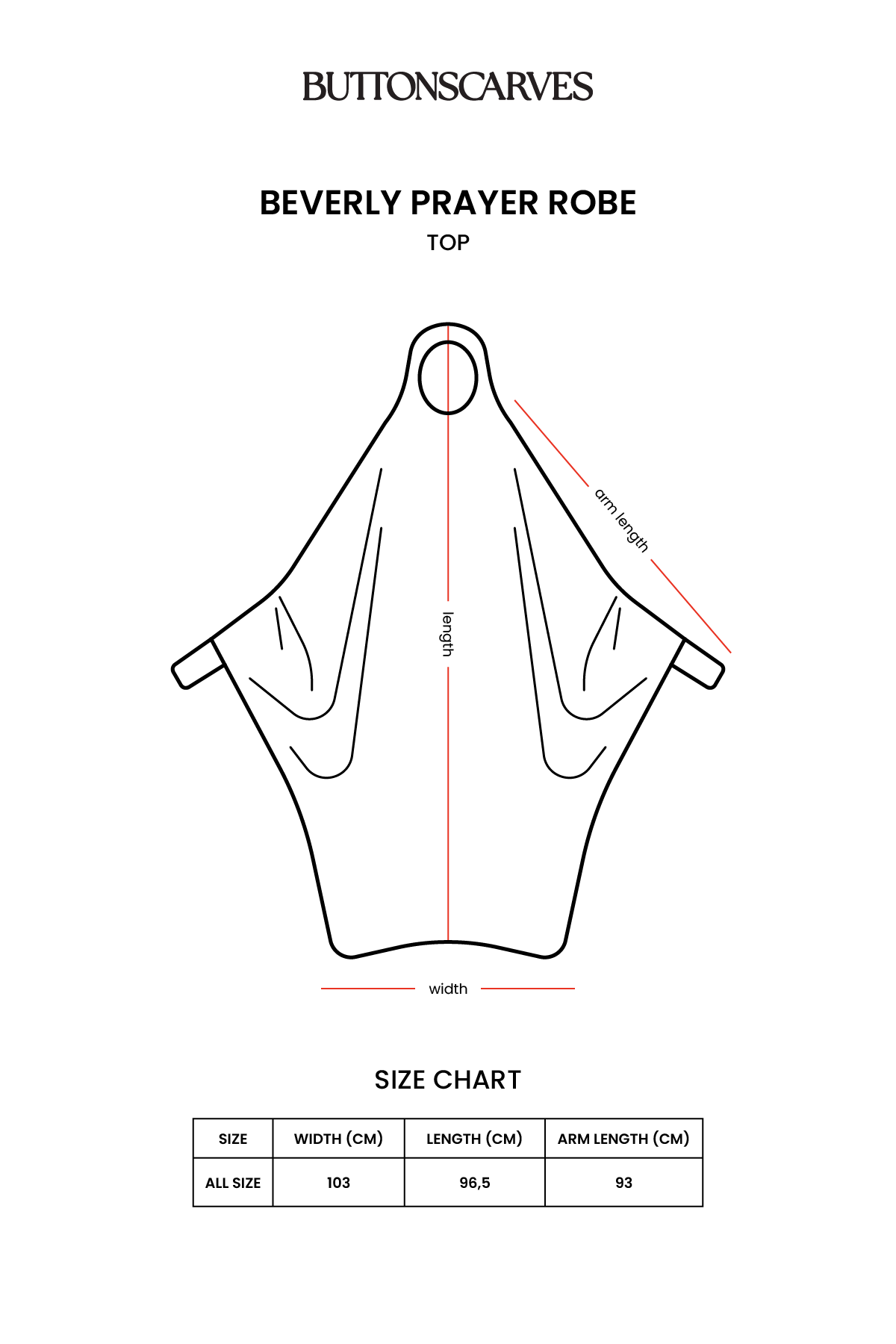 Beverly Prayer Robe - White