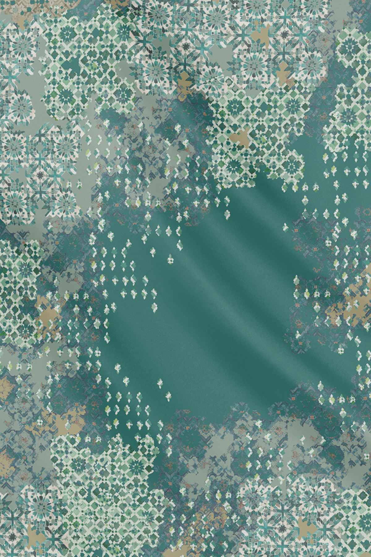 Moroccan Jacquard Voile - Evergreen