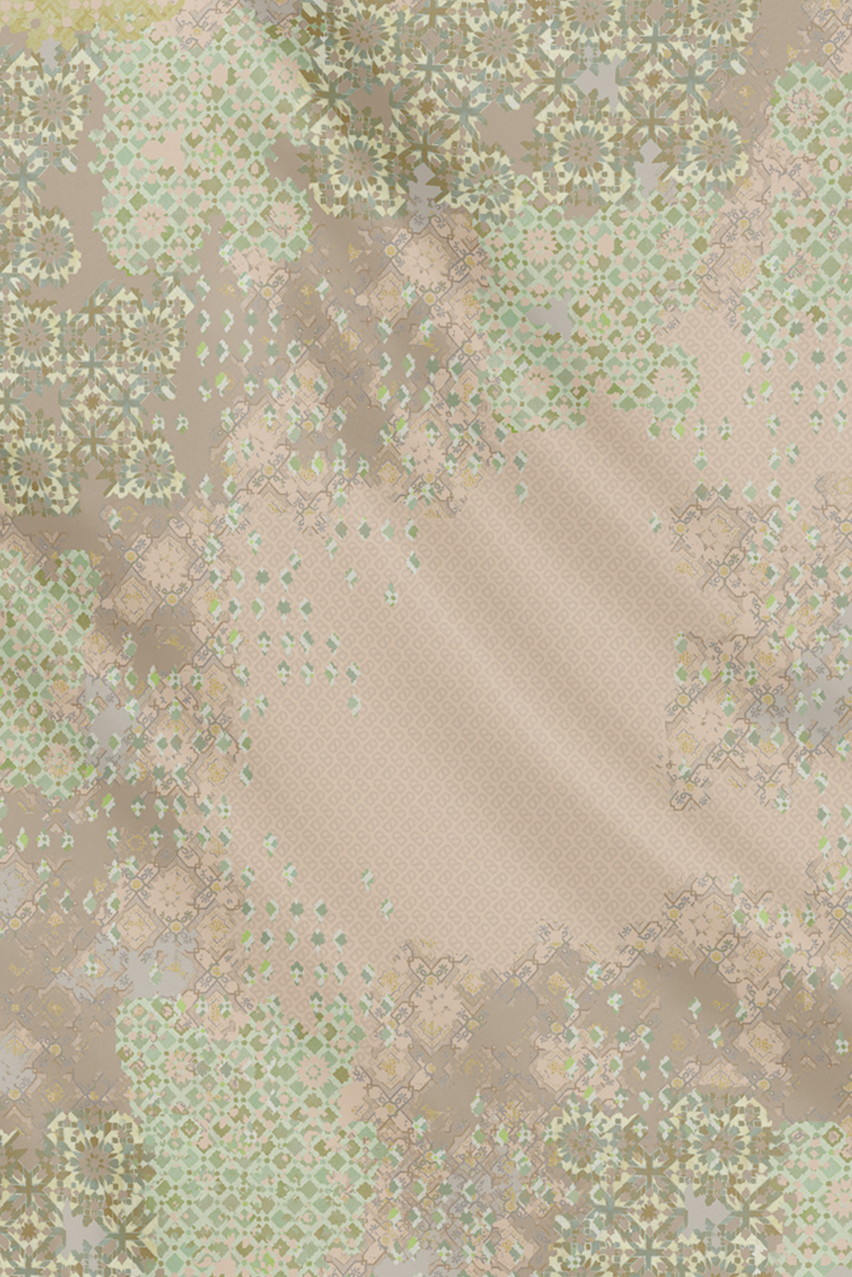 Moroccan Voile Square - Apricot