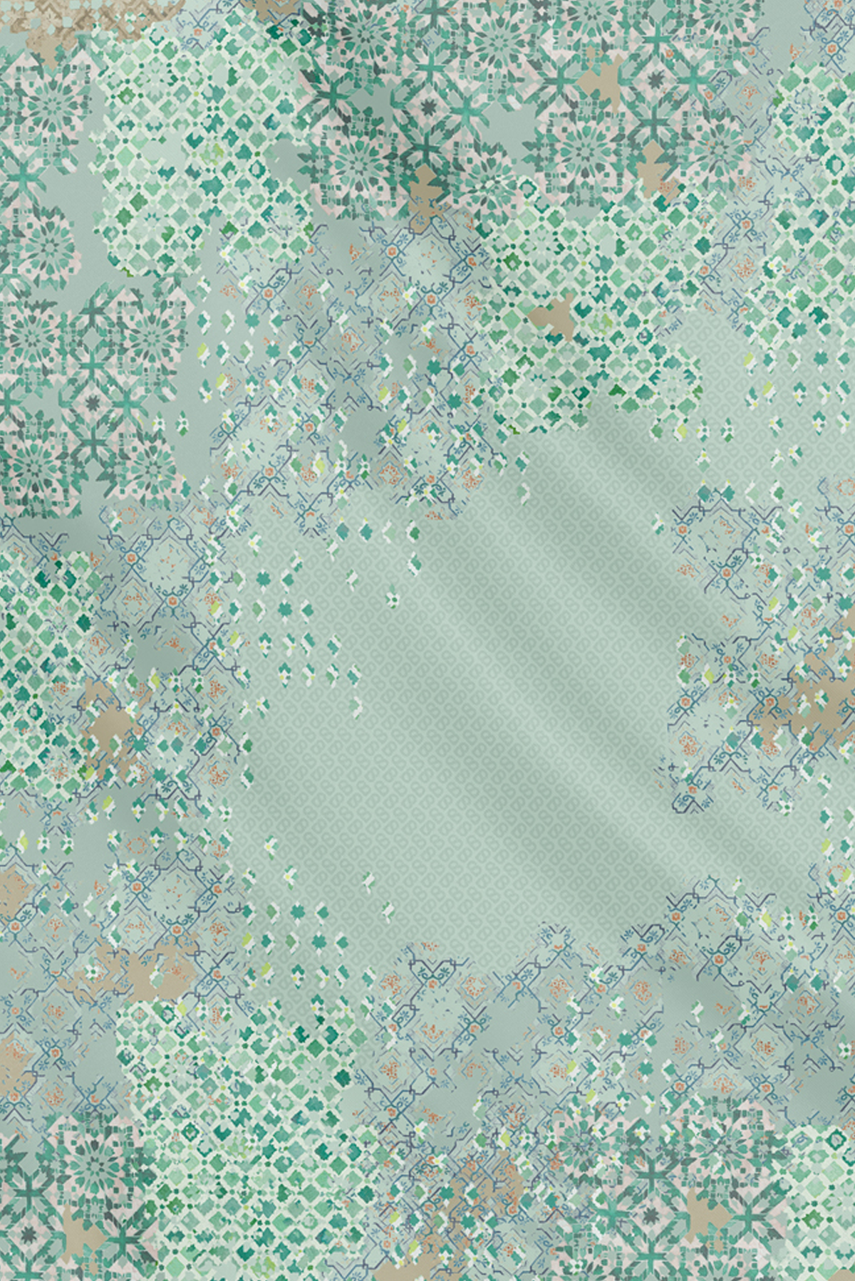 Moroccan Voile Square - Jewel