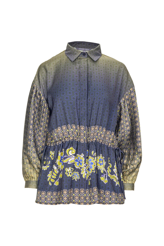 Adara Drawstring Shirt - Eclipse
