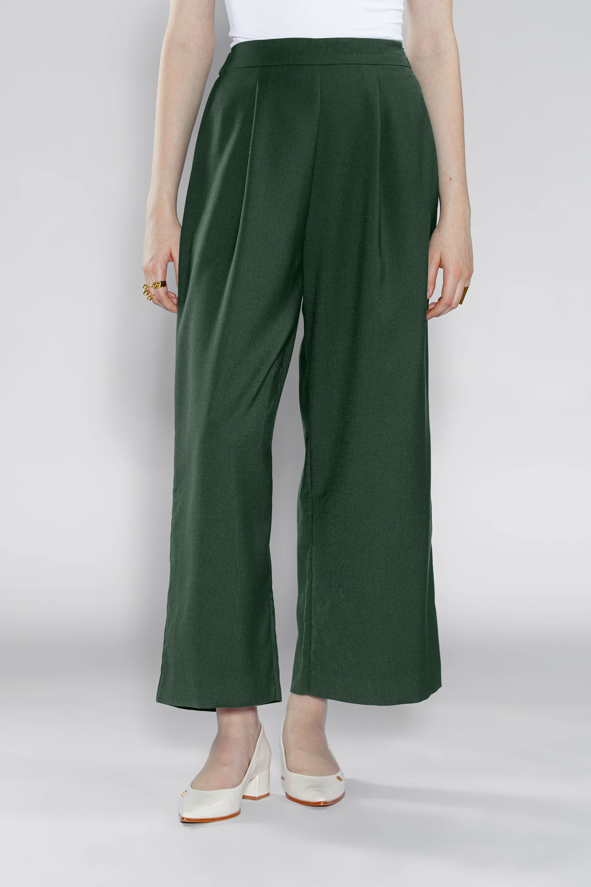 Adara Wide Leg Pants - Eden