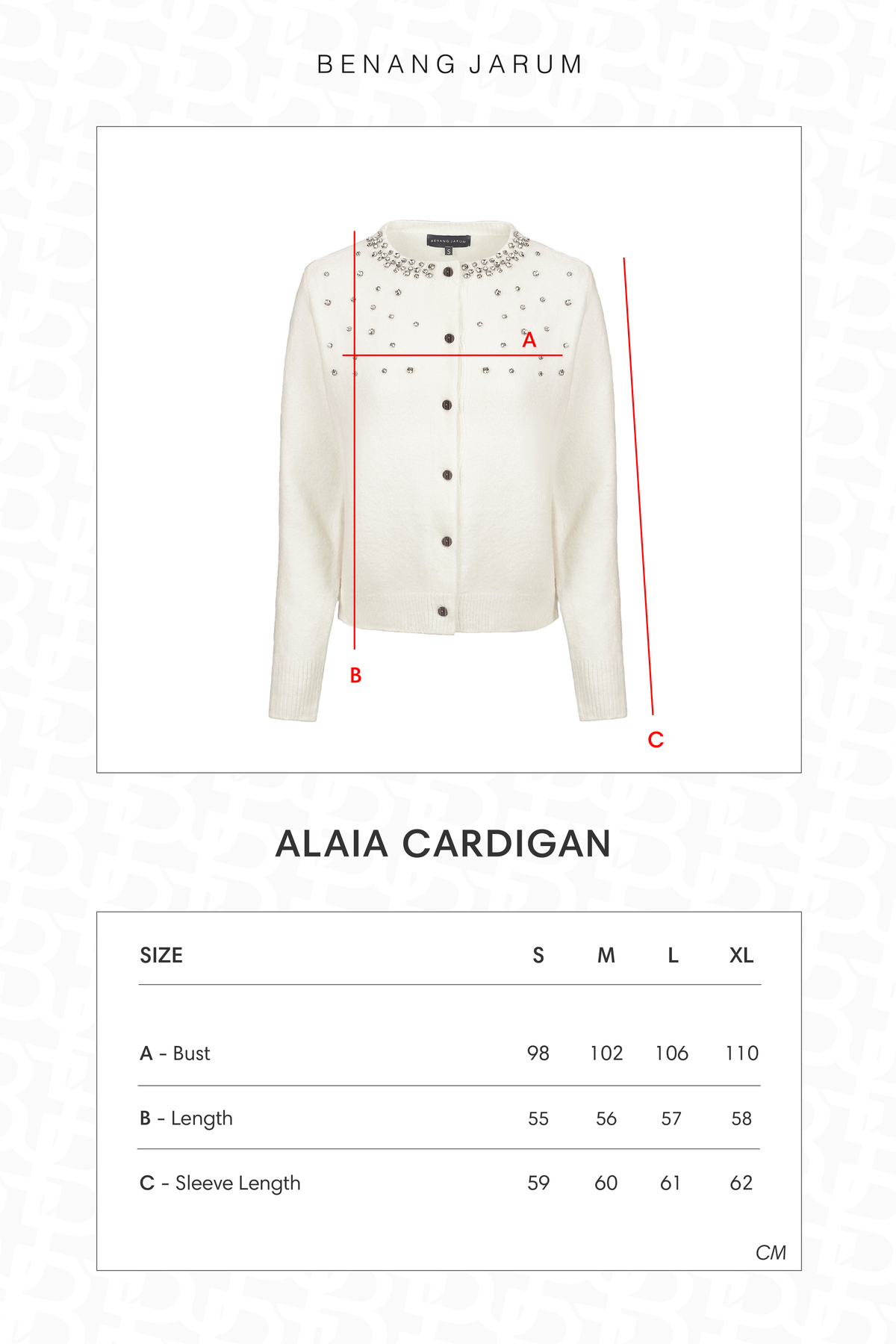 Alaia Cardigan - White