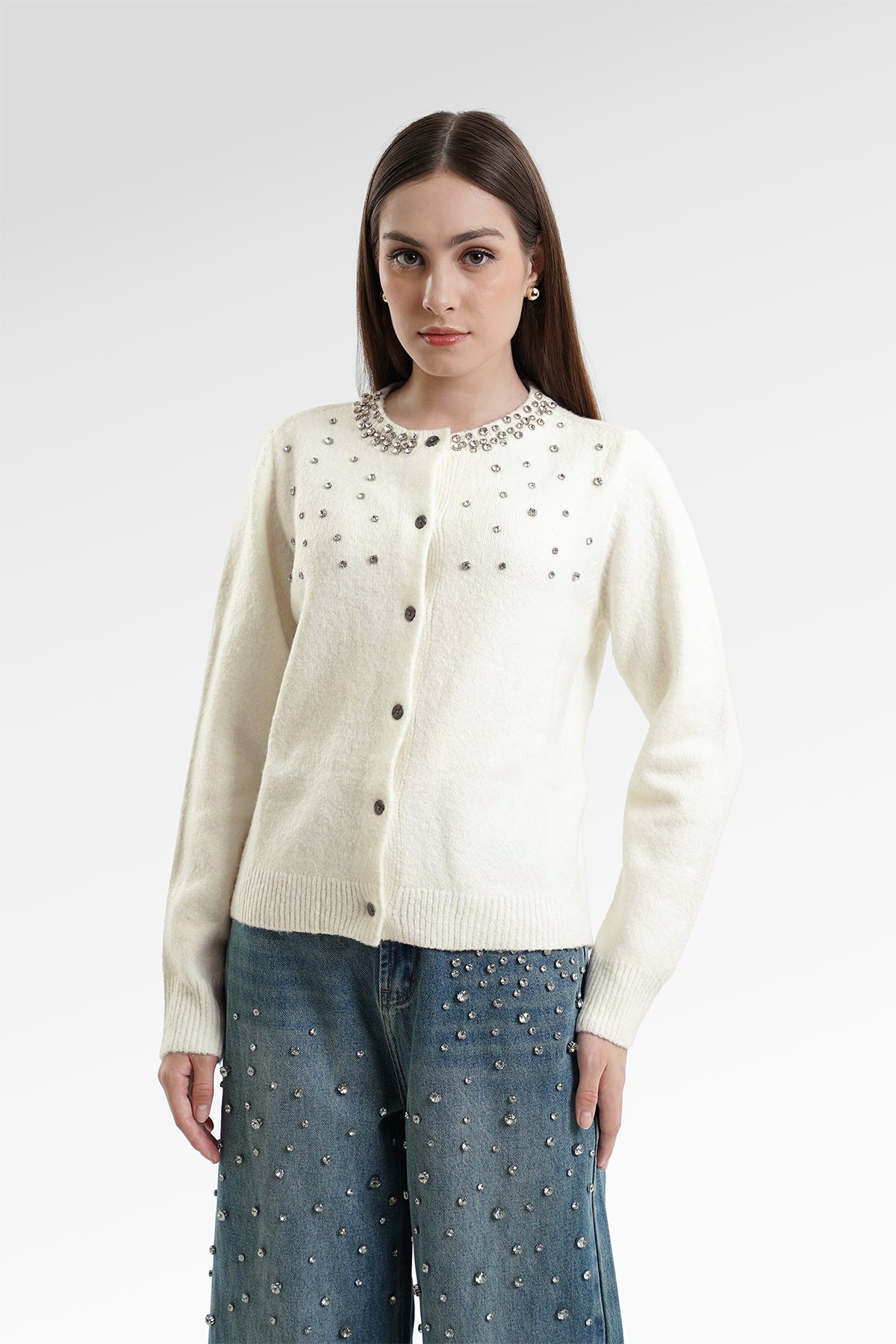 Alaia Cardigan - White