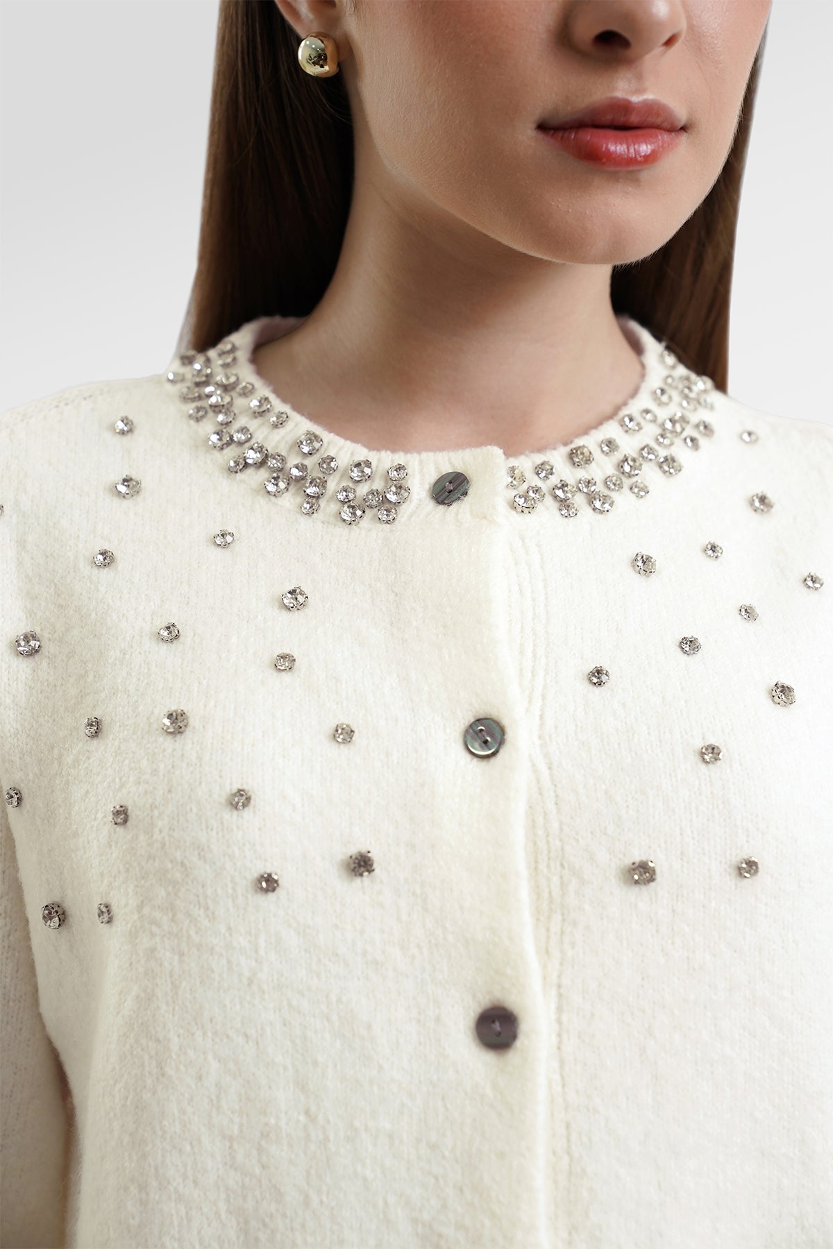 Alaia Cardigan - White