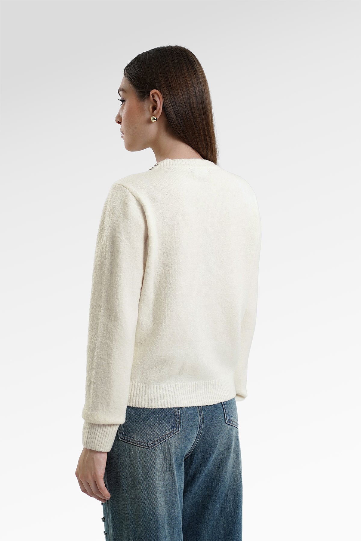 Alaia Cardigan - White
