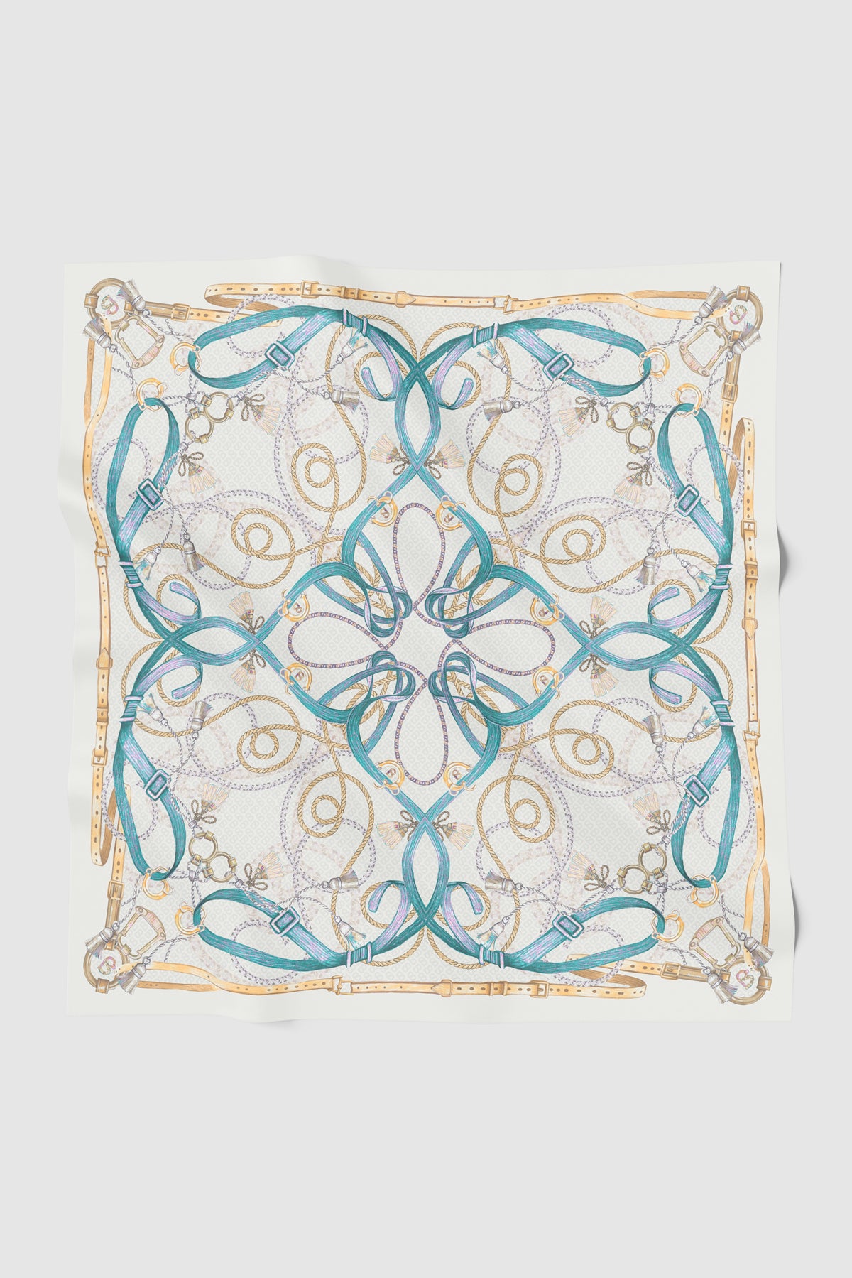 10492644426040-Alexandra Silk Jacquard Square - Chalk