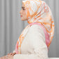 Alexandra Silk Jacquard Square - Chantilly
