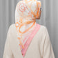 Alexandra Silk Jacquard Square - Chantilly
