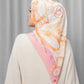 Alexandra Silk Jacquard Square - Chantilly