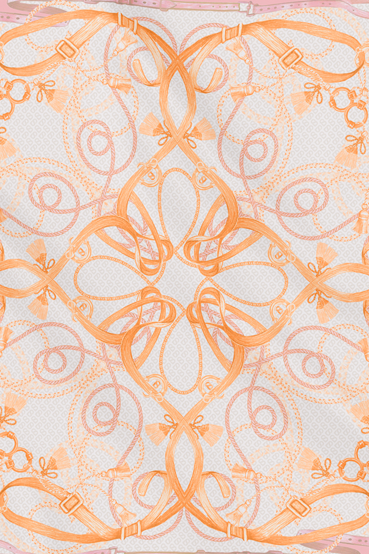 Alexandra Silk Jacquard Square - Chantilly