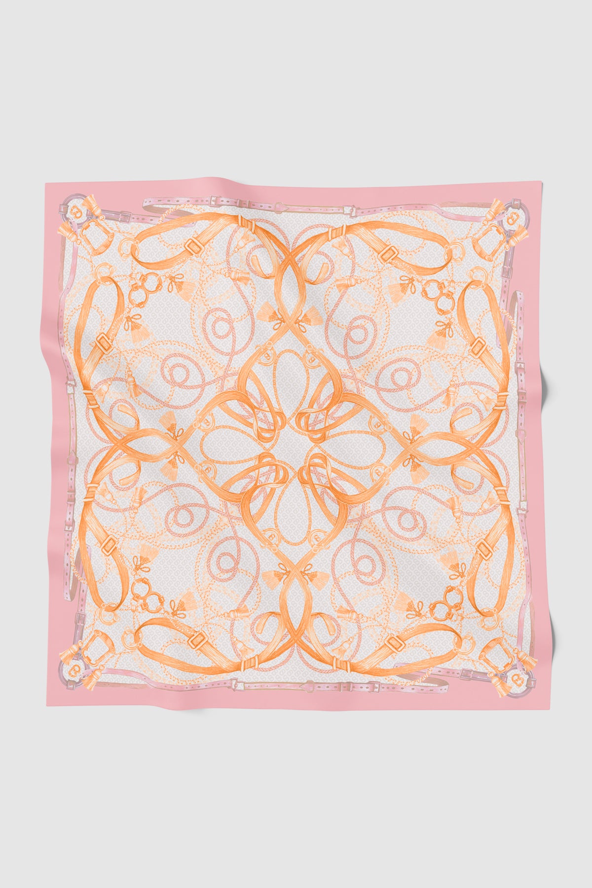 Alexandra Silk Jacquard Square - Chantilly