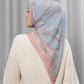 Alexandra Silk Jacquard Square - Château