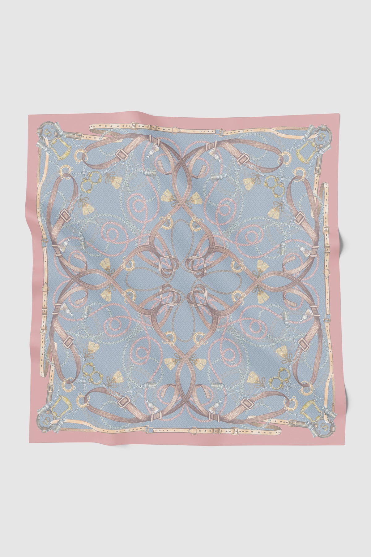 Alexandra Silk Jacquard Square - Château