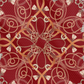 Alexandra Silk Jacquard Square - Crimson