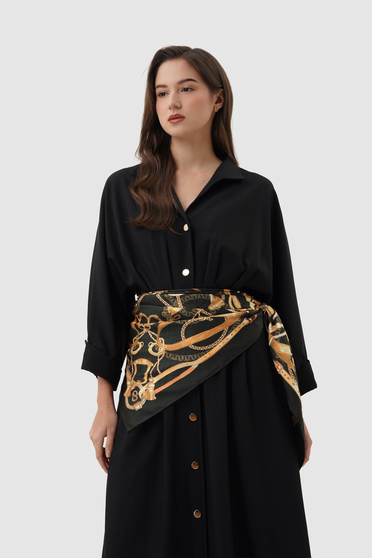 Alexandra Silk Jacquard Square - Gala