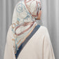 Alexandra Silk Jacquard Square - Marine