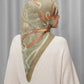 Alexandra Silk Jacquard Square - Tapestry