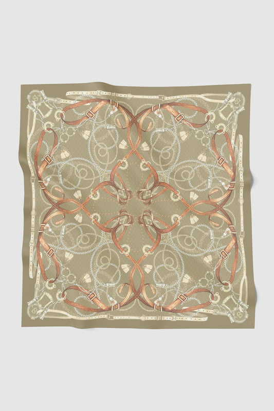 Alexandra Silk Jacquard Square - Tapestry