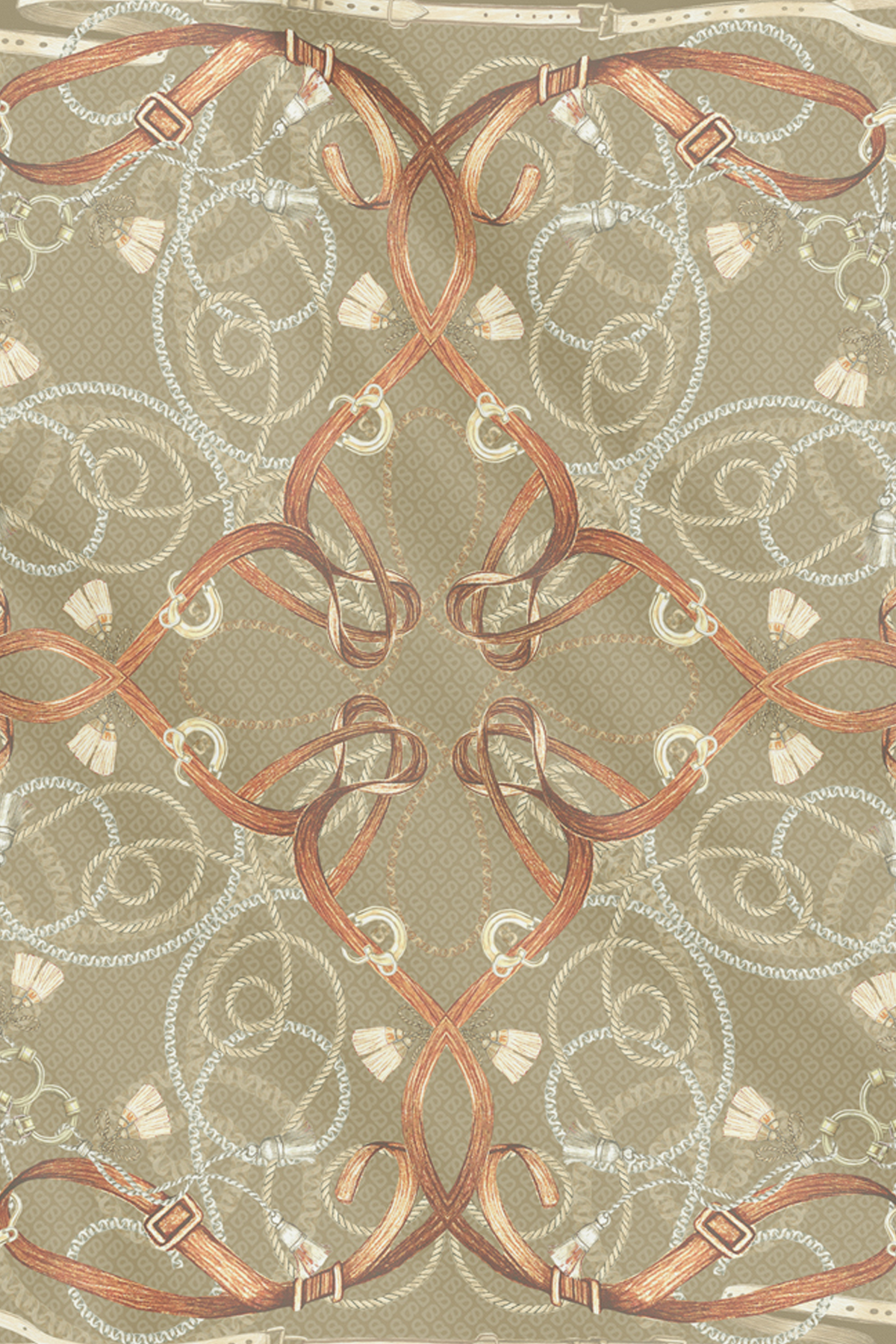Alexandra Silk Jacquard Square - Tapestry
