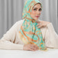 Alexandra Silk Jacquard Square - Verdant