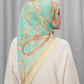 Alexandra Silk Jacquard Square - Verdant